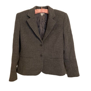 Isaac Mizrahi Designer cashmere blend blazer with silk lining super soft size 6